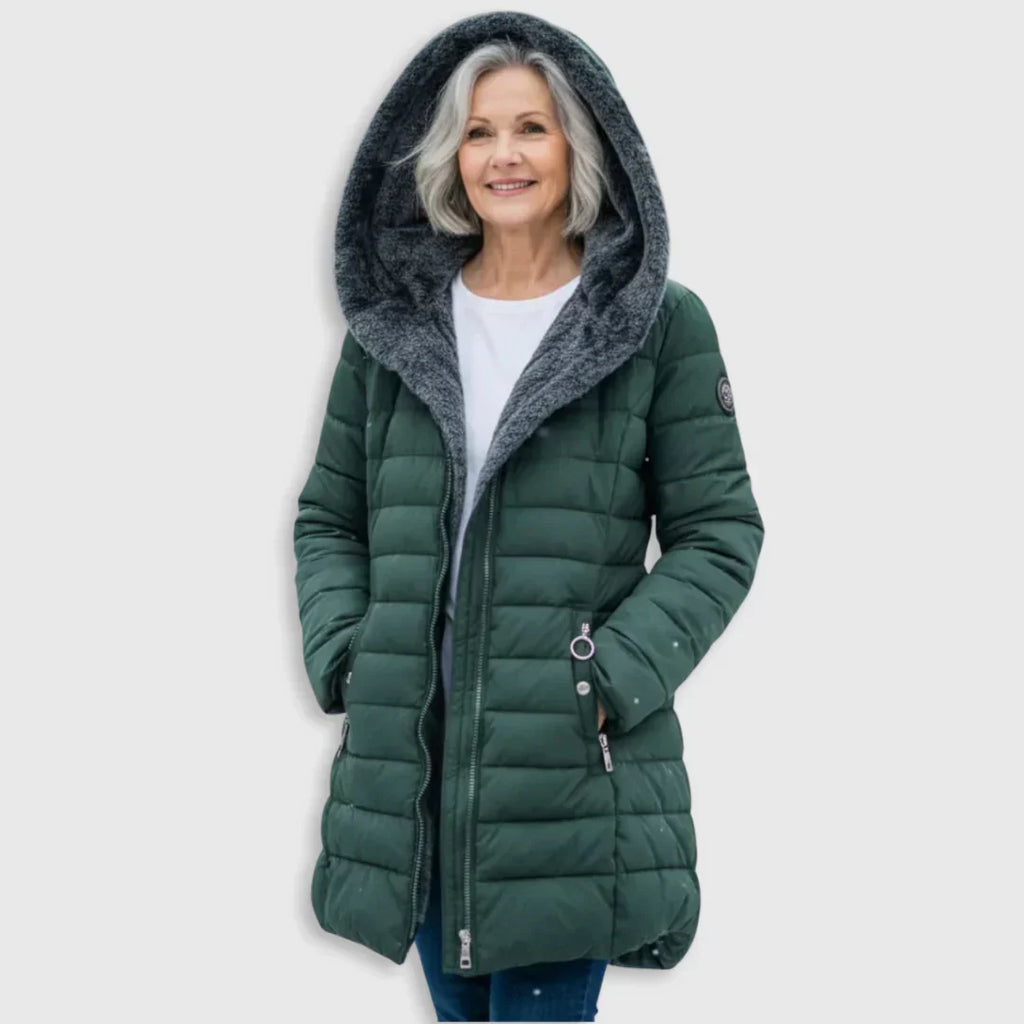 Padded Winter Jacket with Hood | Warm, Stylish – Outdoor, Casual Wear