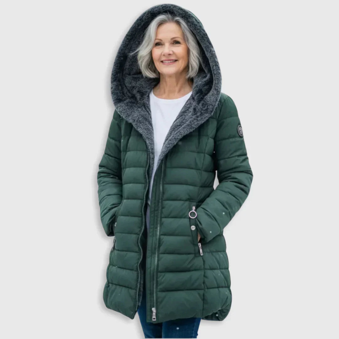 Padded Winter Jacket with Hood | Warm, Stylish – Outdoor, Casual Wear