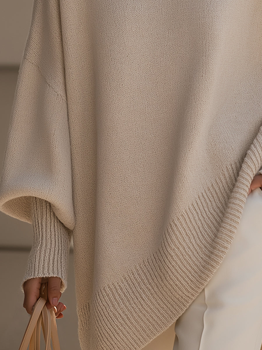 Wool Blend Jumper in Beige – Casual Wear, Everyday Comfort