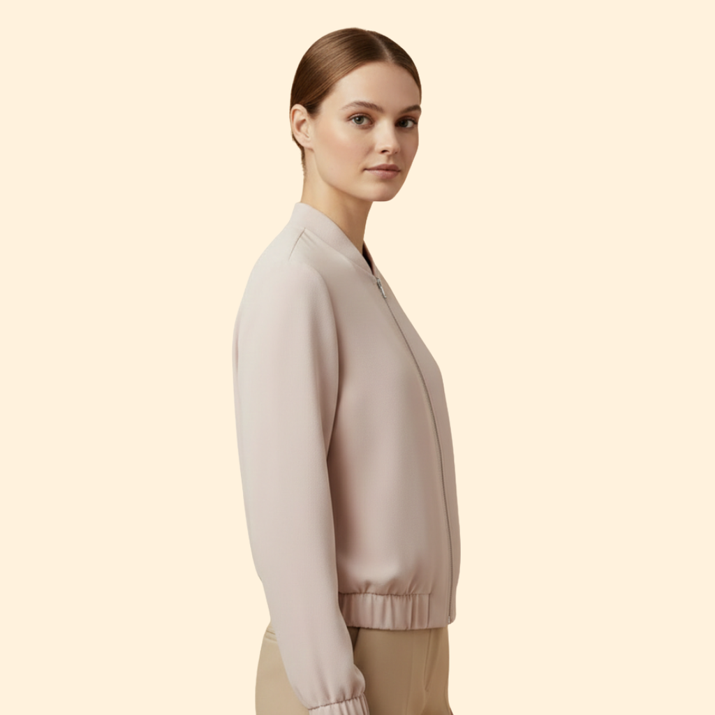Chic Women's Bomber Jacket – Casual Wear, Stylish Layering