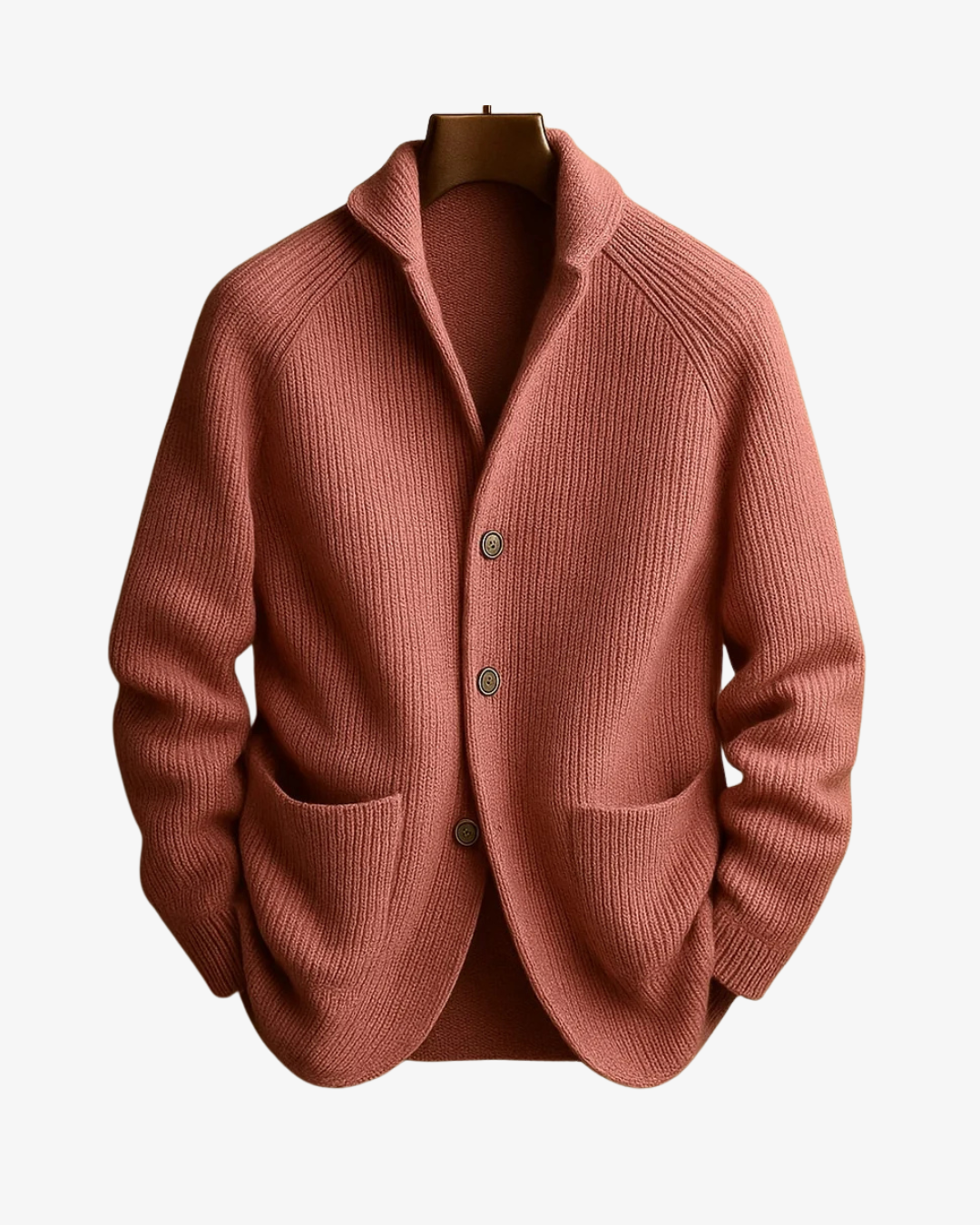 Tailored Knit Cardigan in Dark Grey – Casual Wear, Layering Essentials