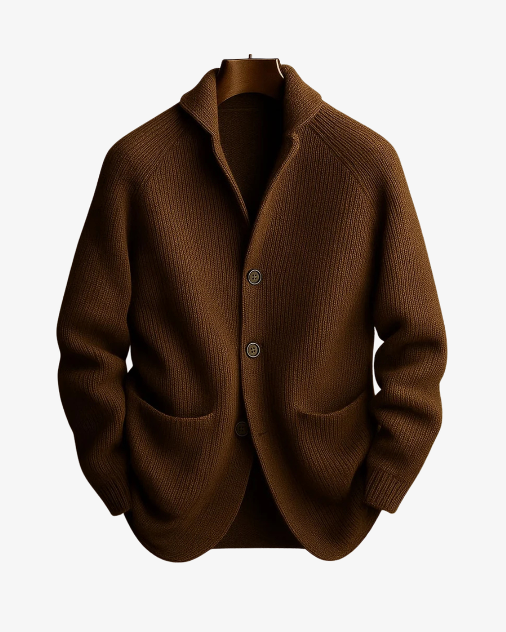 Tailored Knit Cardigan in Dark Grey – Casual Wear, Layering Essentials