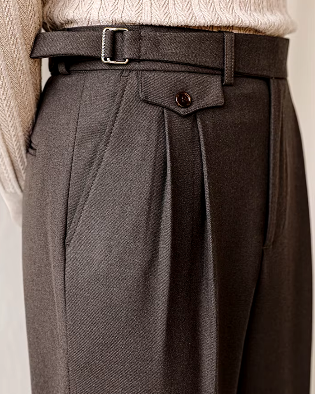 Chancellor Trousers in Grey – Smart Casual, Office Wear