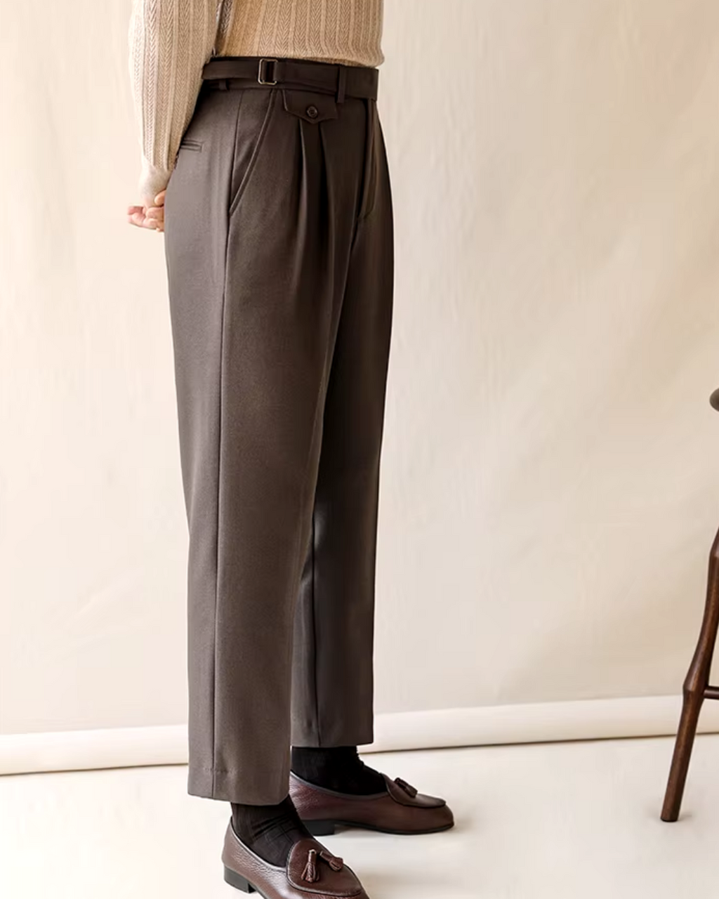Chancellor Trousers in Grey – Smart Casual, Office Wear