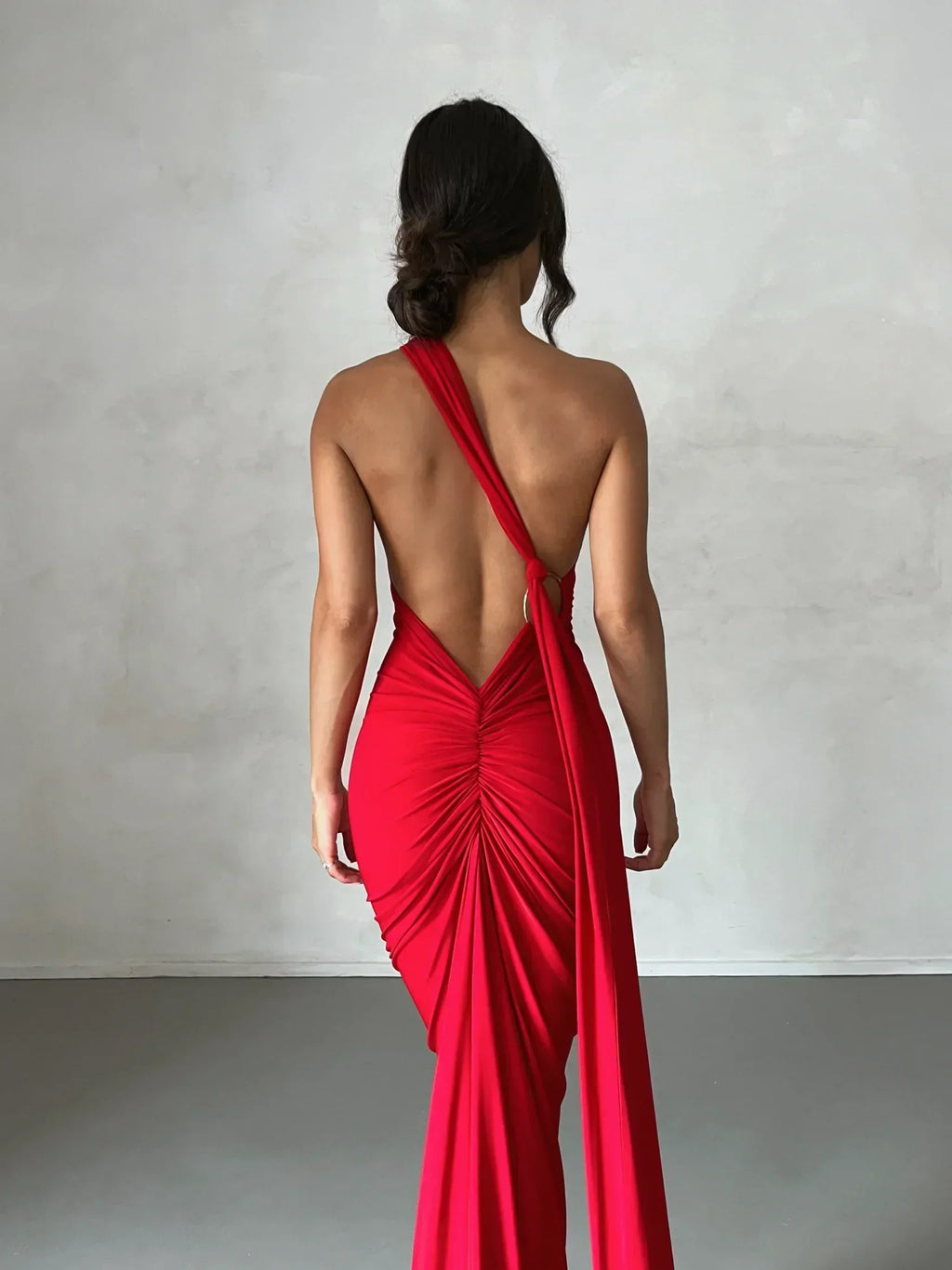 One-Shoulder Maxi Dress – Occasion Gown for Weddings & Events
