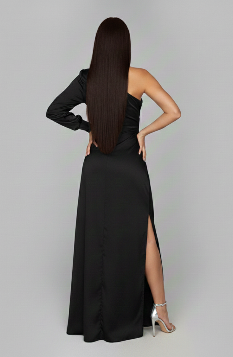 Satin Maxi Dress – Occasion Gown for Weddings & Events