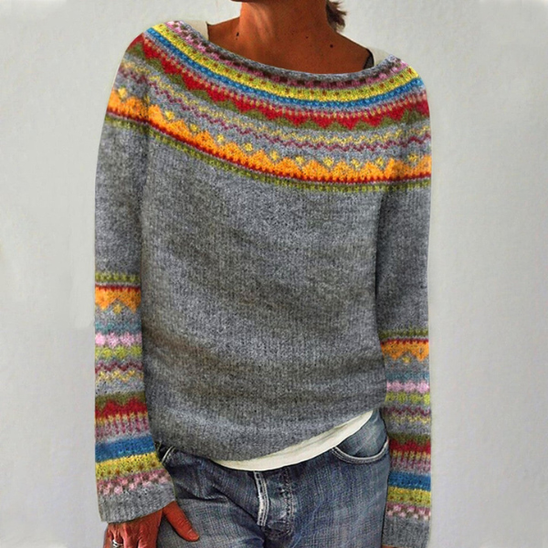 Comfortable Jumper with Patterned Design – Casual Wear, Everyday Style