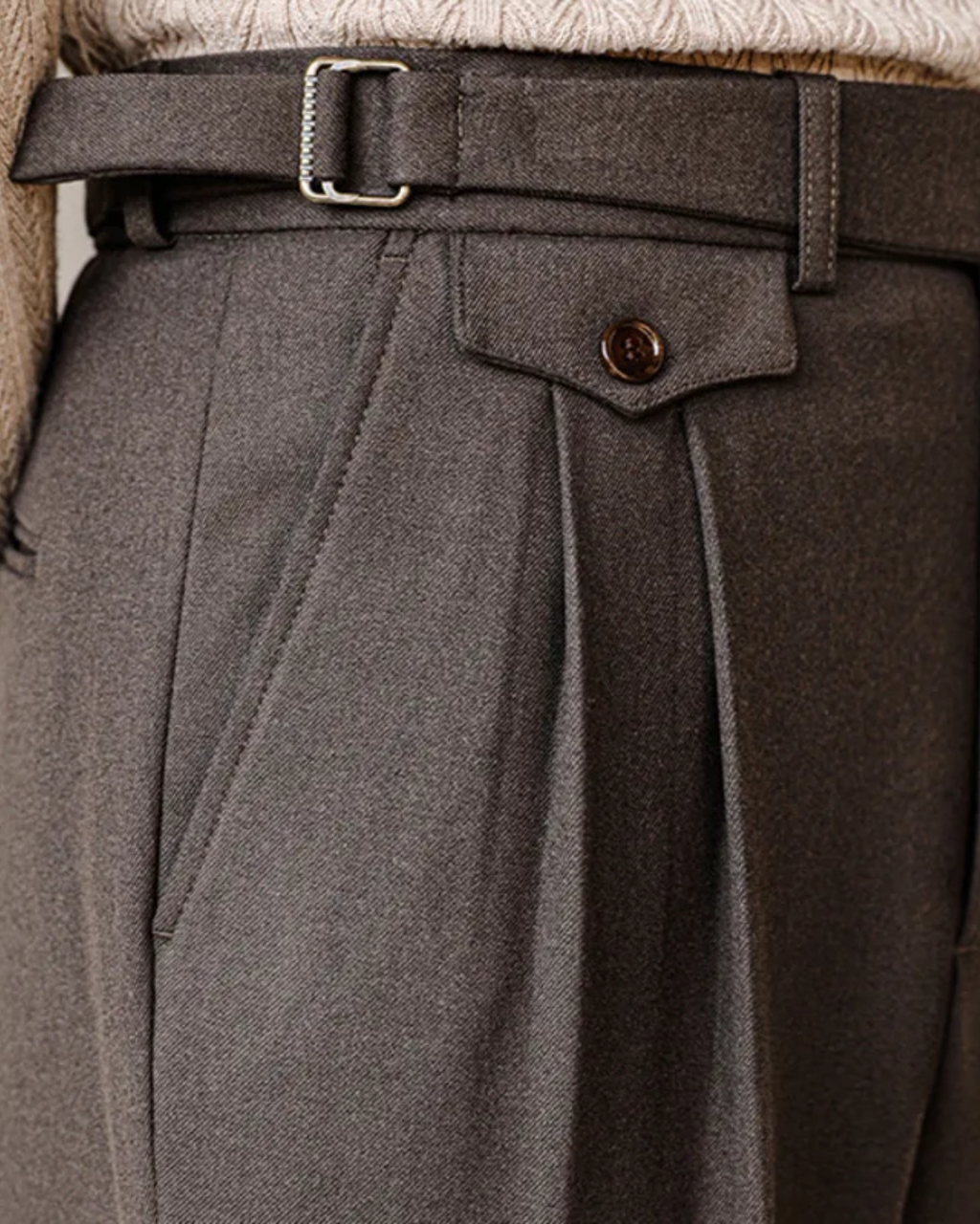 Chancellor Trousers in Grey – Smart Casual, Office Wear