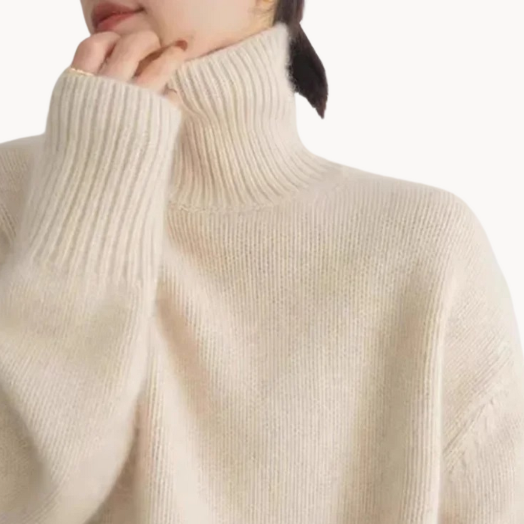 Cashmere Turtleneck Jumper – Cosy Layering, Autumn Style