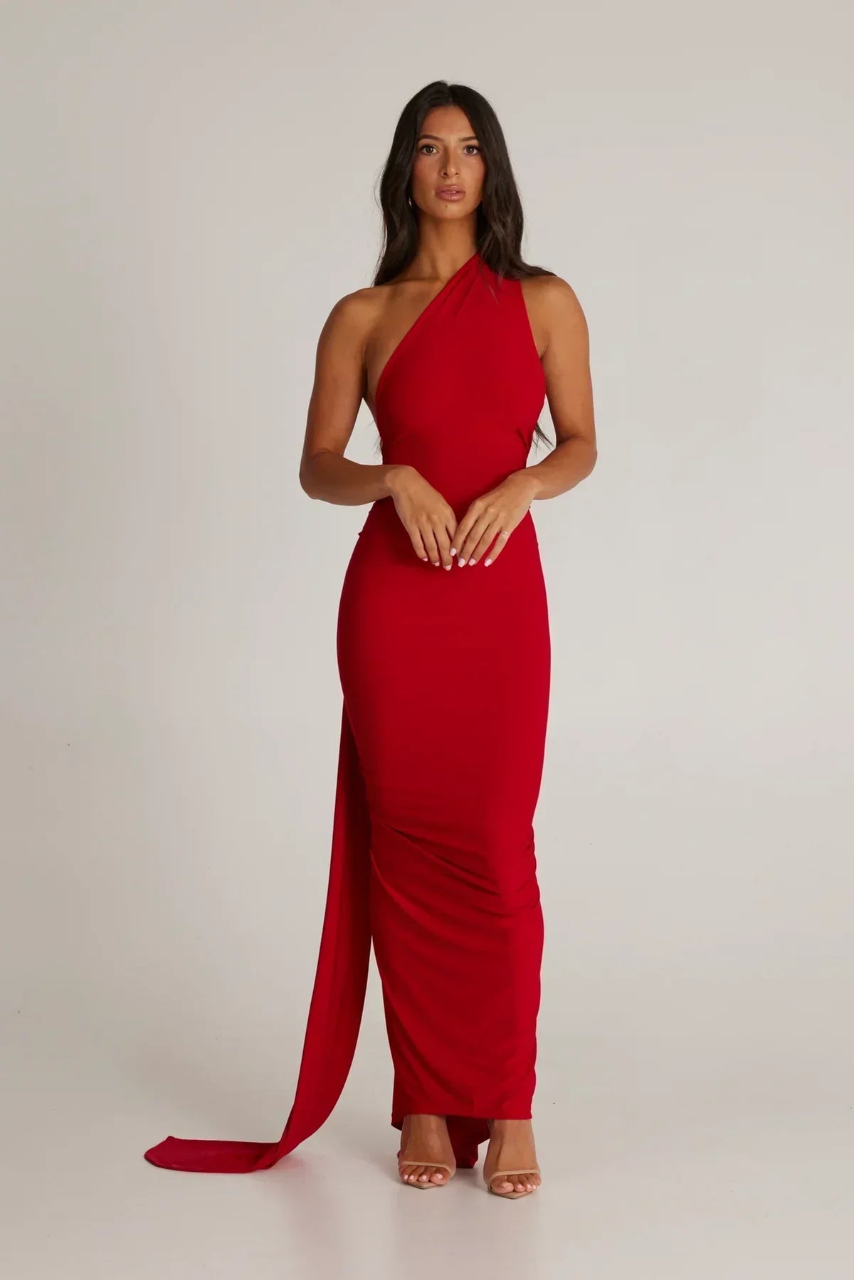 One-Shoulder Maxi Dress – Occasion Gown for Weddings & Events