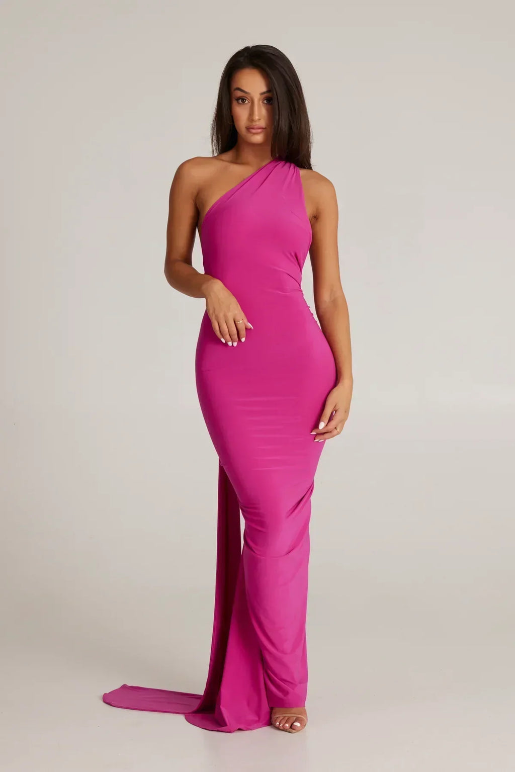 One-Shoulder Maxi Dress – Occasion Gown for Weddings & Events