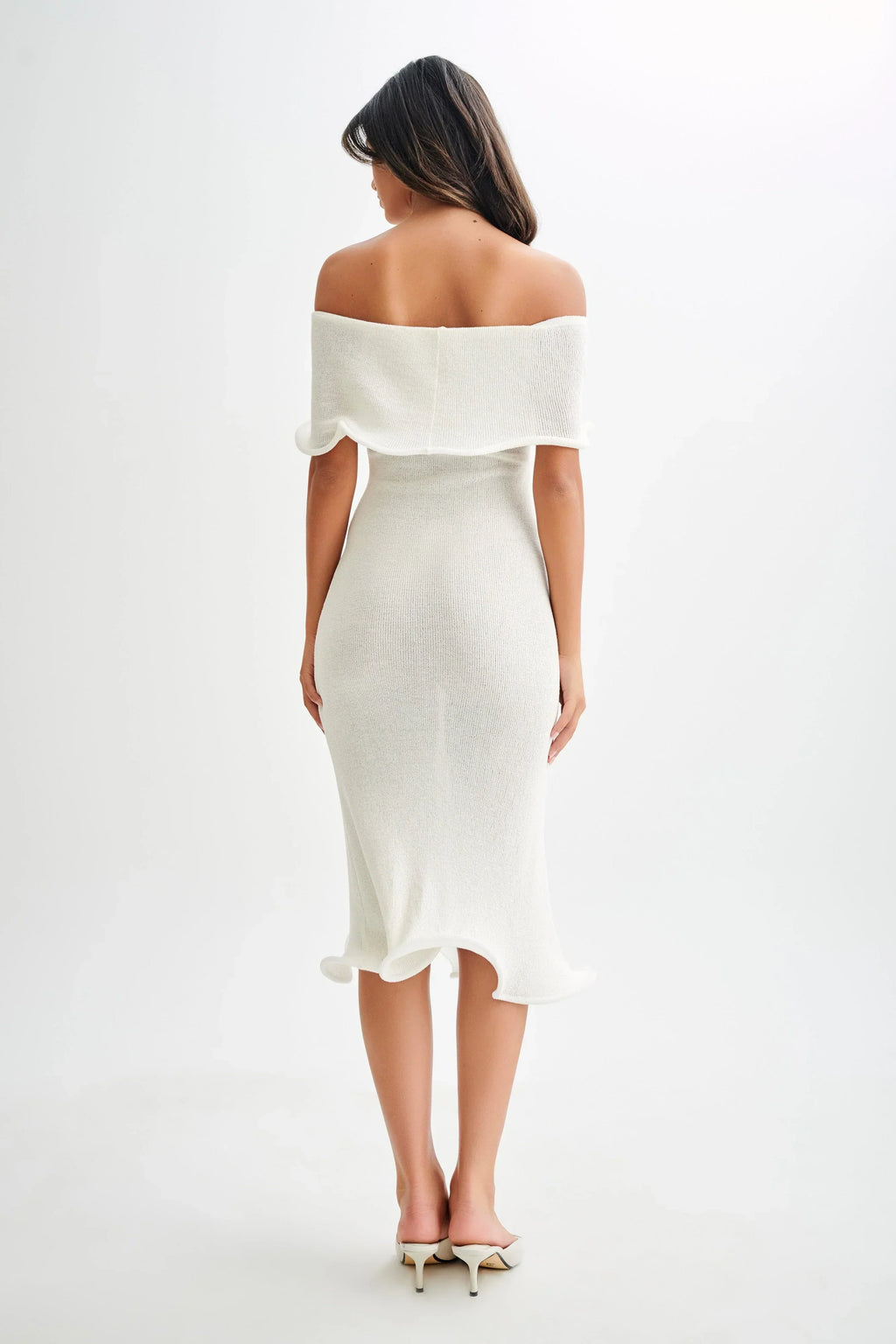 Knit Midi Dress – Occasion Gown for Weddings & Events