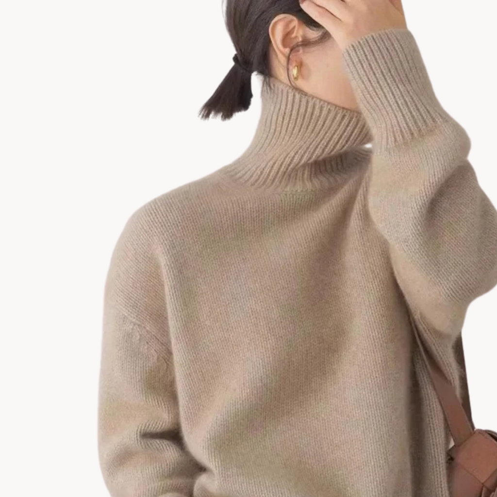 Cashmere Turtleneck Jumper – Cosy Layering, Autumn Style