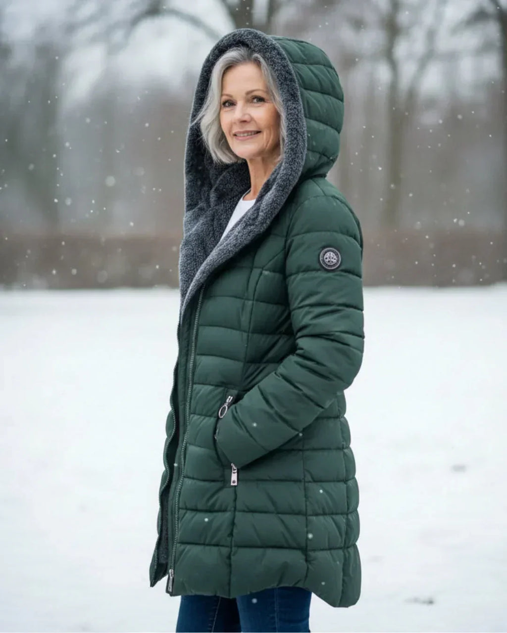 Padded Winter Jacket with Hood | Warm, Stylish – Outdoor, Casual Wear