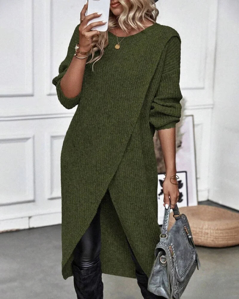 Luxe Knit Jumper in Rose – Casual Wear, Autumn Fashion