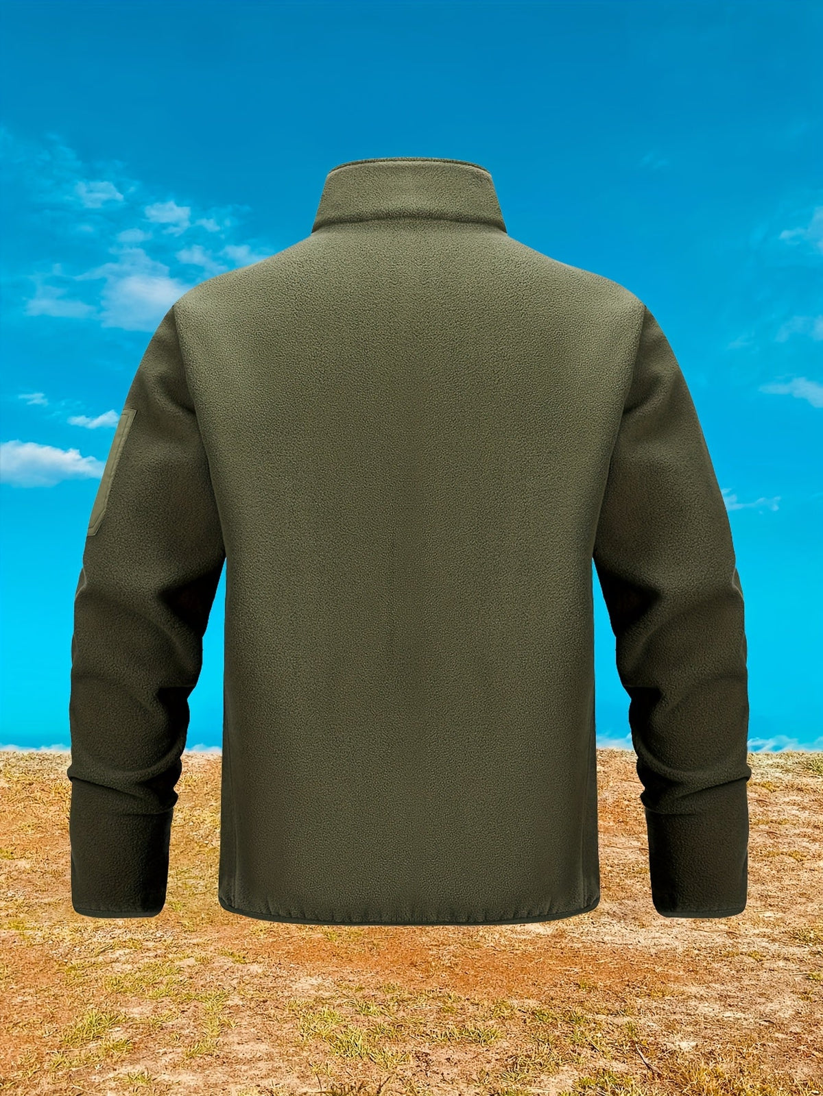Rugged Full-Zip Outdoor Jacket – Cosy, Durable, Ideal for Camping, Hiking