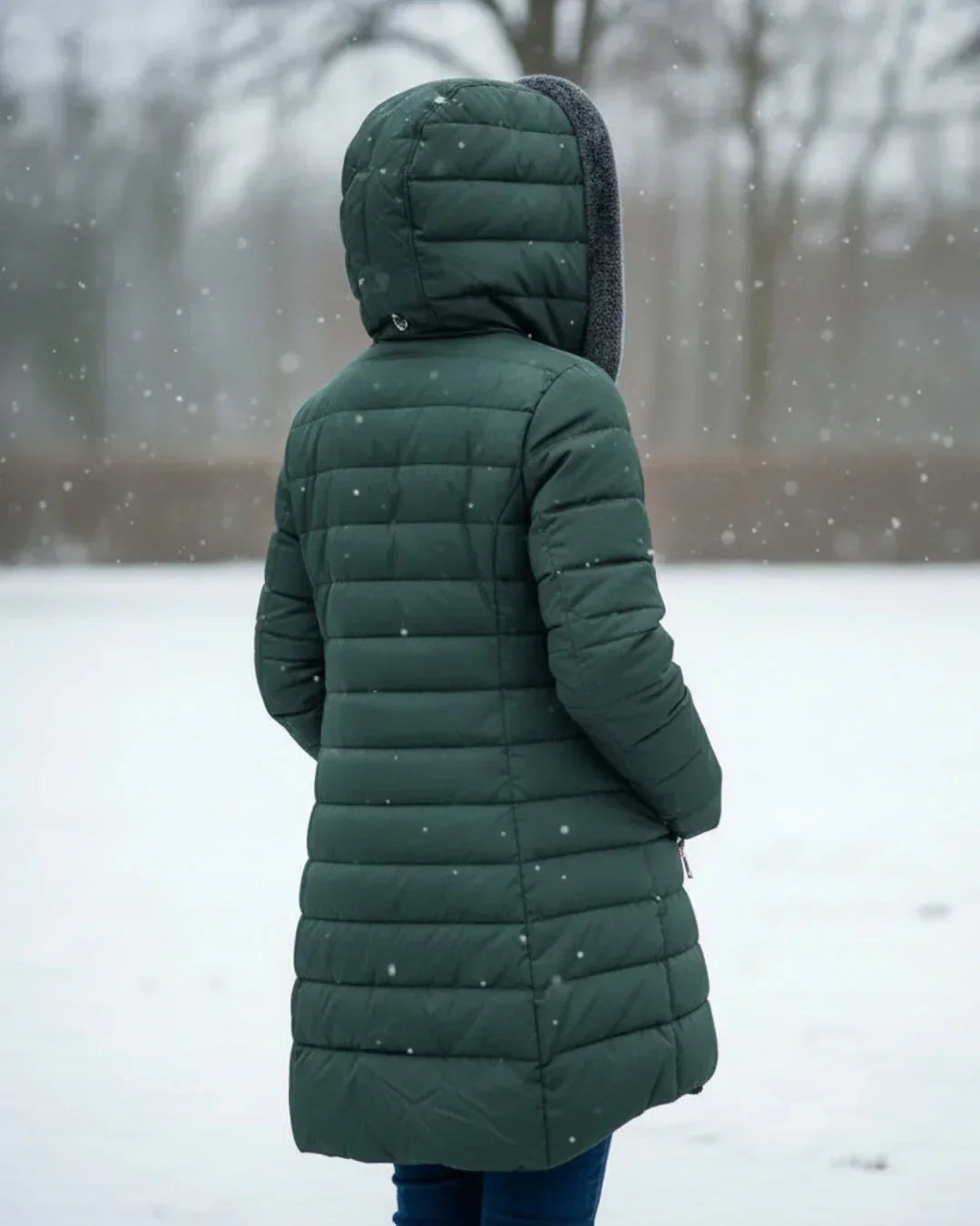 Padded Winter Jacket with Hood | Warm, Stylish – Outdoor, Casual Wear