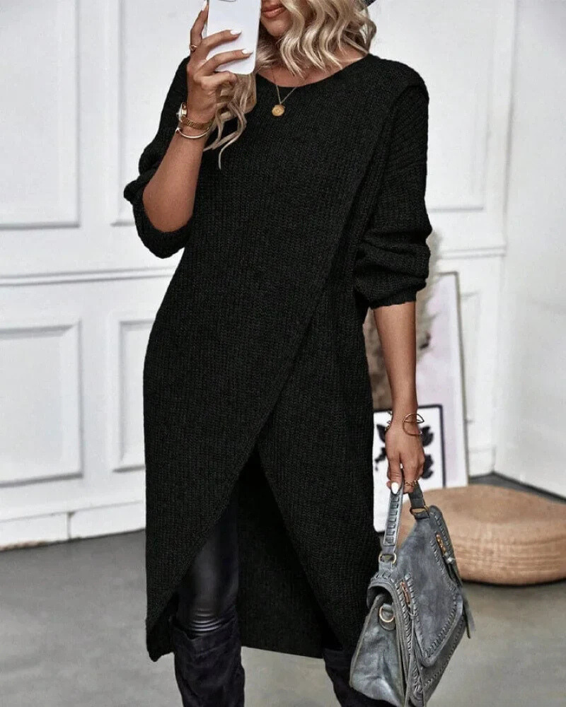 Luxe Knit Jumper in Rose – Casual Wear, Autumn Fashion