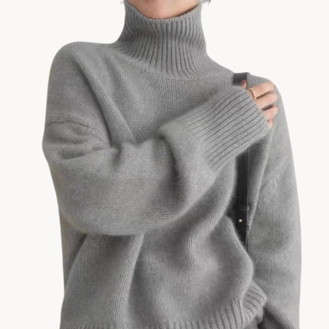 Cashmere Turtleneck Jumper – Cosy Layering, Autumn Style