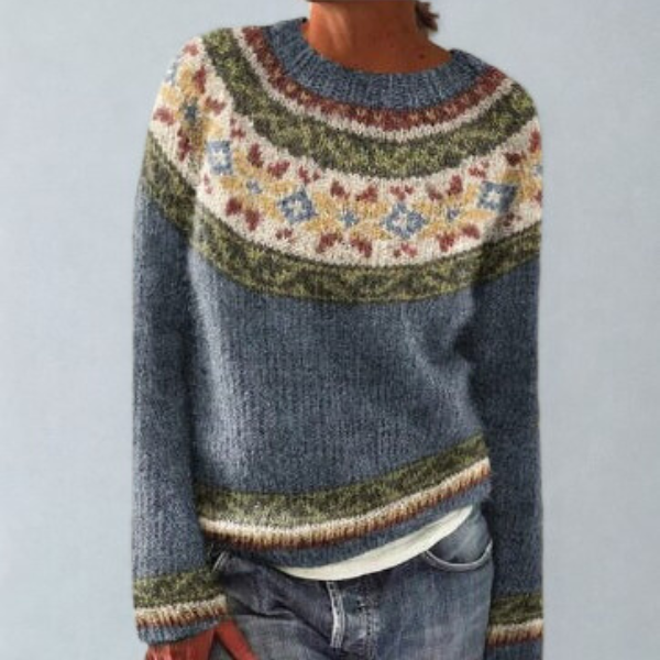 Comfortable Jumper with Patterned Design – Casual Wear, Everyday Style