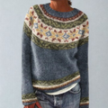 Comfortable Jumper with Patterned Design – Casual Wear, Everyday Style