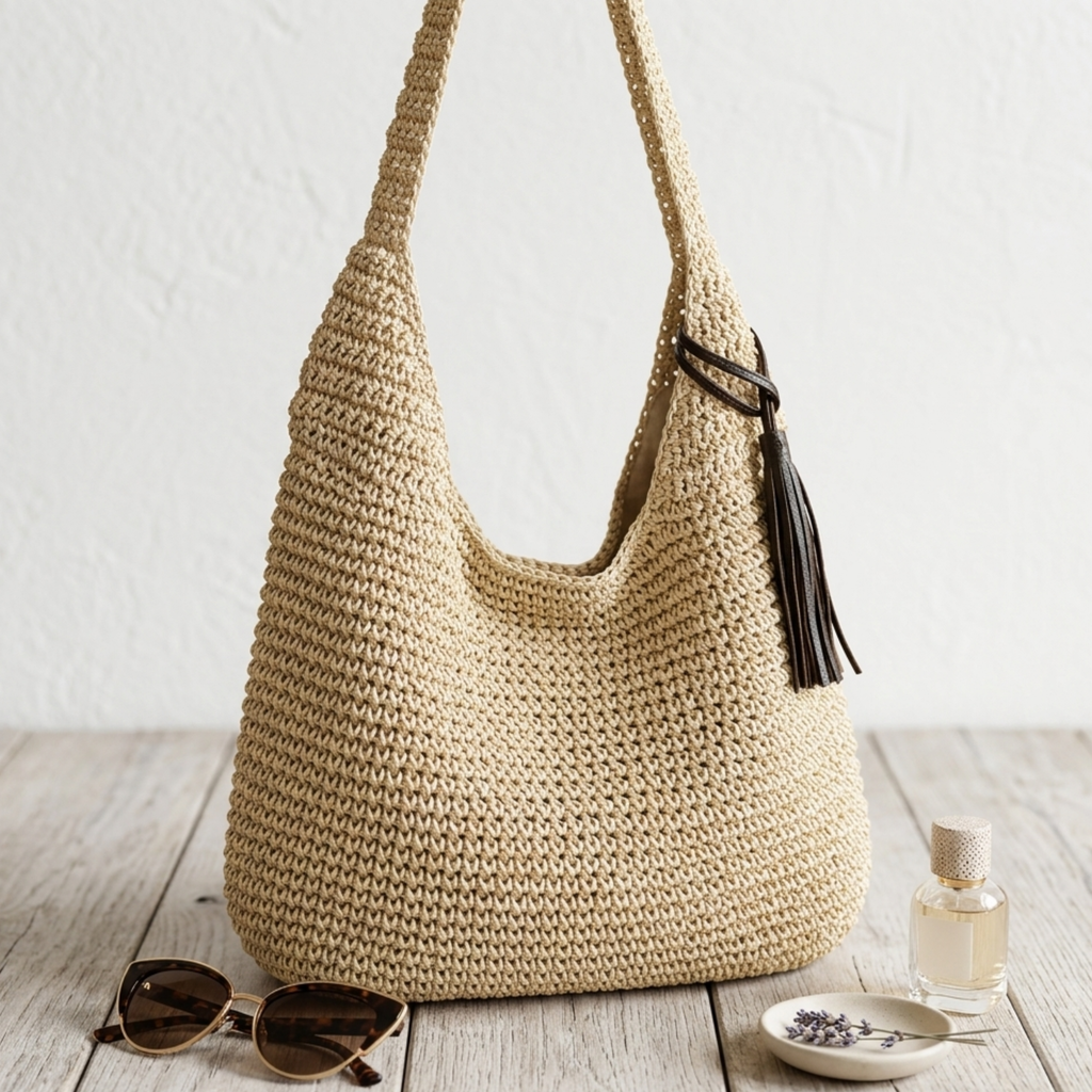 Woven Shoulder Bag – Everyday Handbag