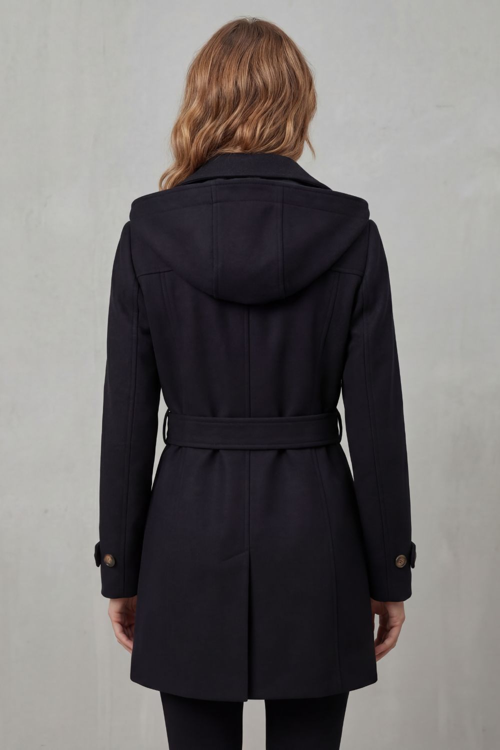 Women's Hooded Trench Coat, Custom Tailored Fit – Casual Wear, Outdoor Activities
