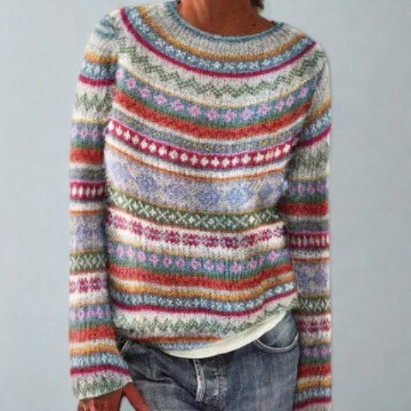 Comfortable Jumper with Patterned Design – Casual Wear, Everyday Style