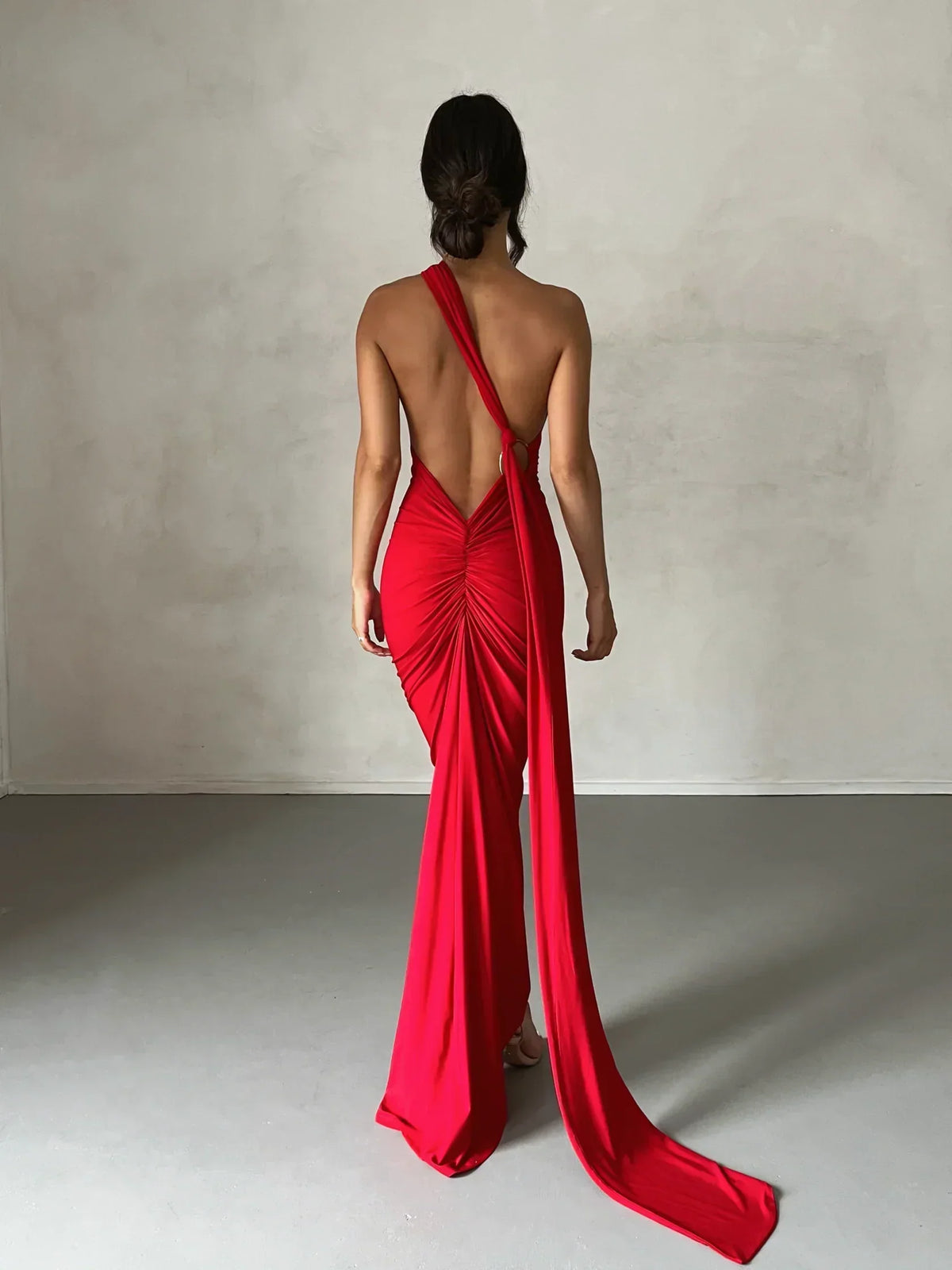 One-Shoulder Maxi Dress – Occasion Gown for Weddings & Events