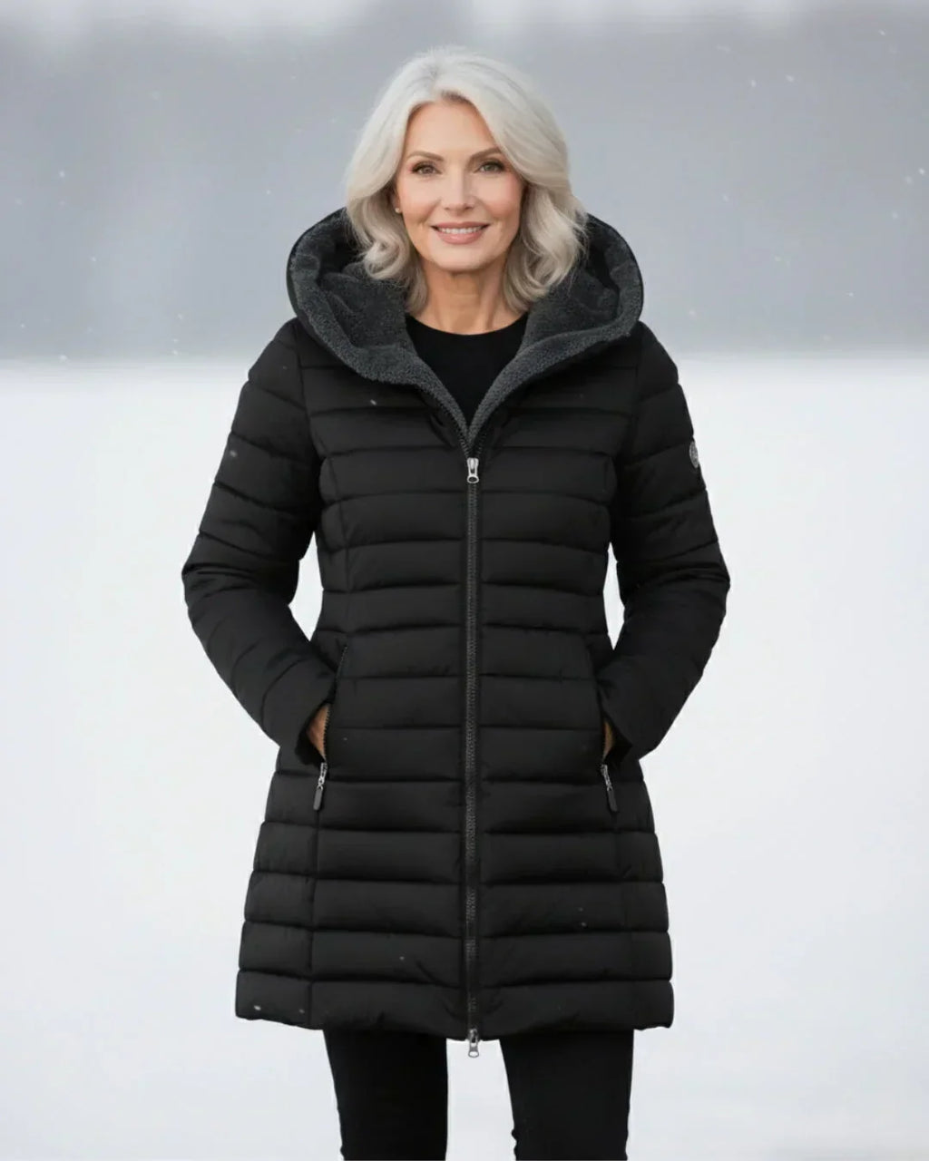 Padded Winter Jacket with Hood | Warm, Stylish – Outdoor, Casual Wear