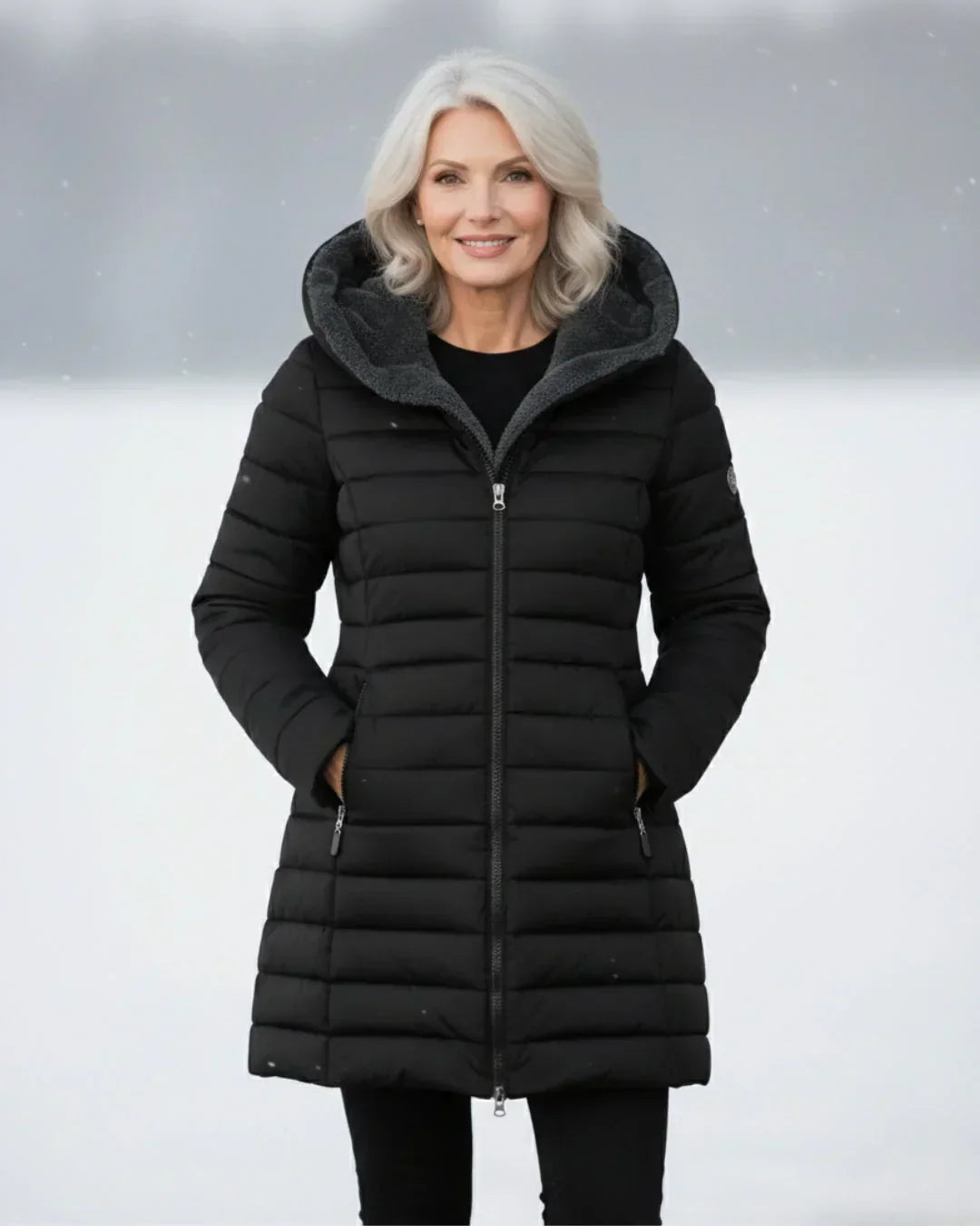 Padded Winter Jacket with Hood | Warm, Stylish – Outdoor, Casual Wear