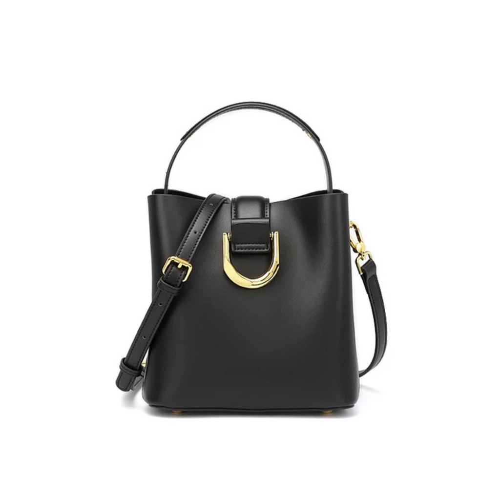 Leather Bucket Clutch Bag – Evening & Occasion Bag