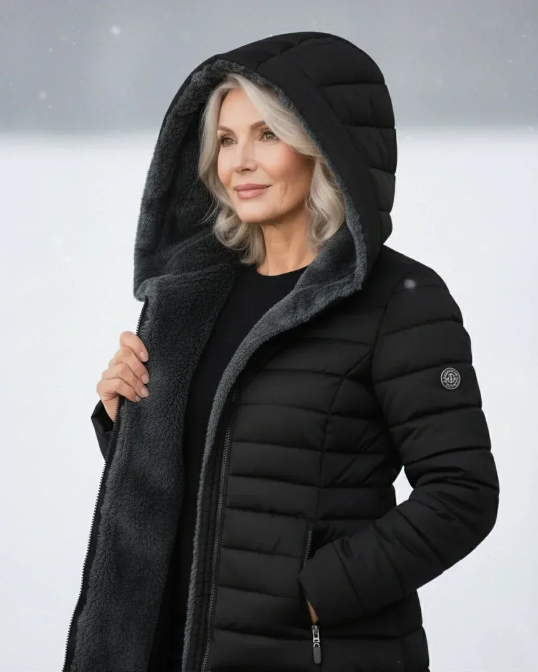 Padded Winter Jacket with Hood | Warm, Stylish – Outdoor, Casual Wear