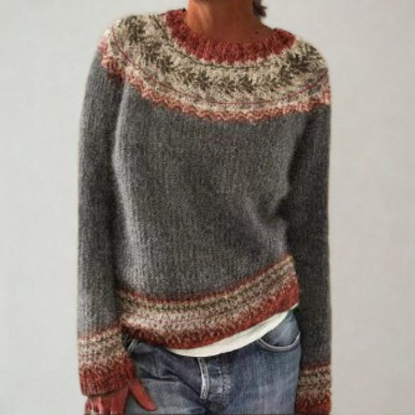 Comfortable Jumper with Patterned Design – Casual Wear, Everyday Style