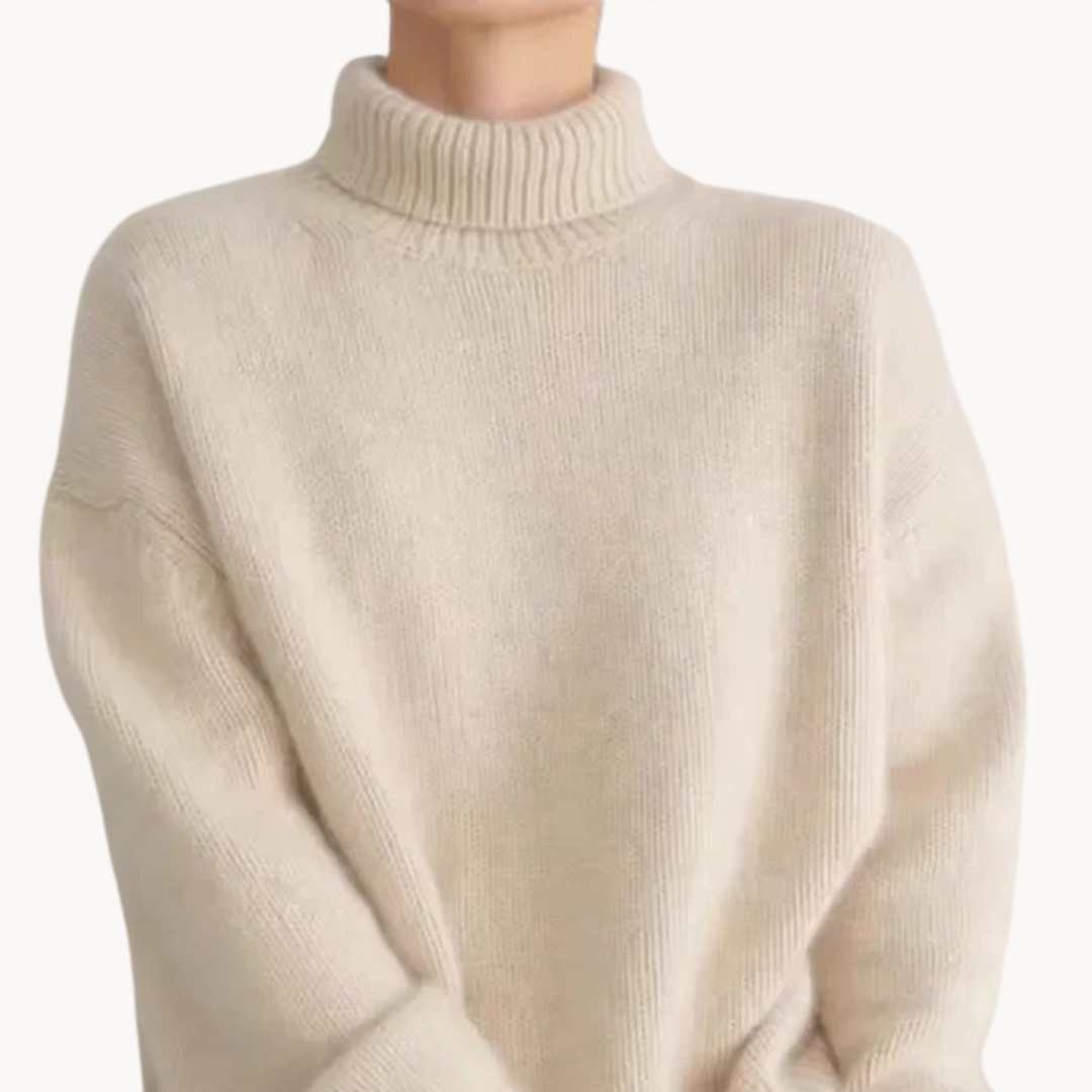 Cashmere Turtleneck Jumper – Cosy Layering, Autumn Style