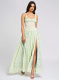 Floral Ruched Maxi Dress – Occasion Gown for Weddings & Events