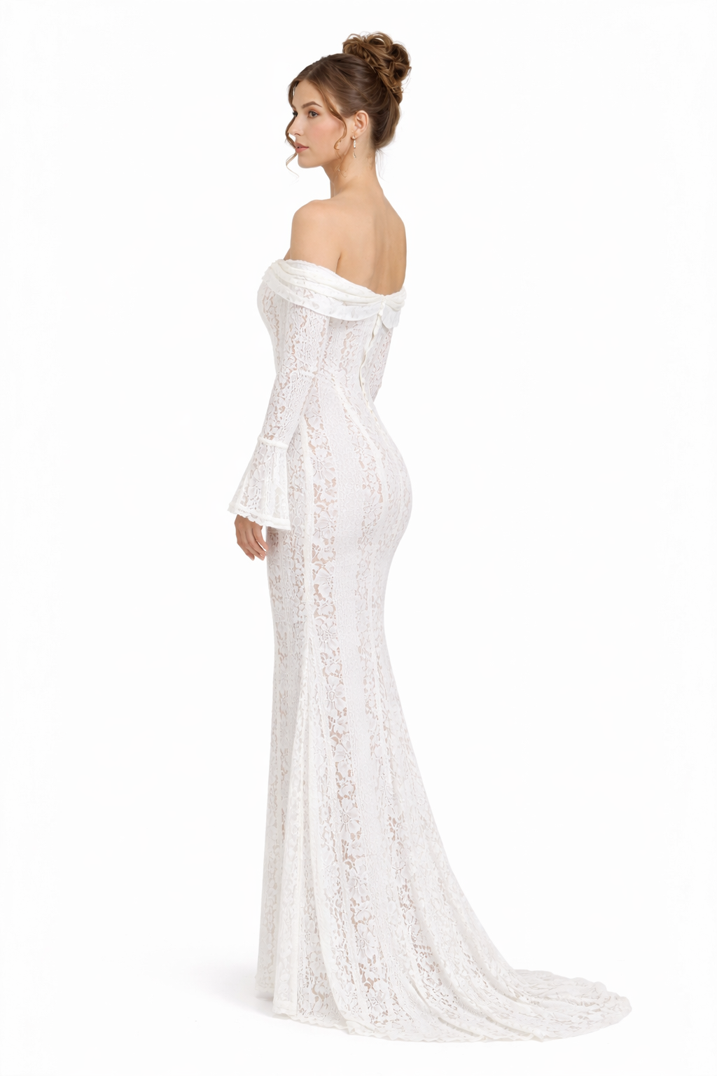 Lace Floral Maxi Dress – Occasion Gown for Weddings & Events