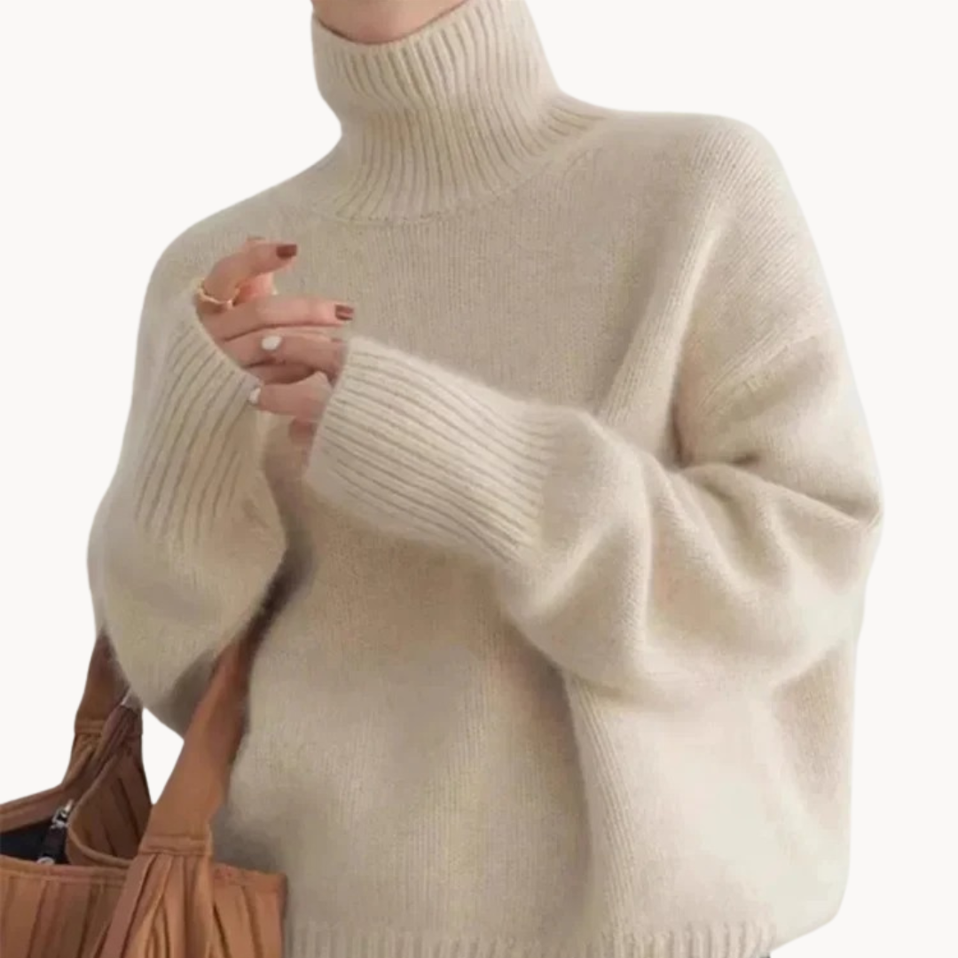 Cashmere Turtleneck Jumper – Cosy Layering, Autumn Style