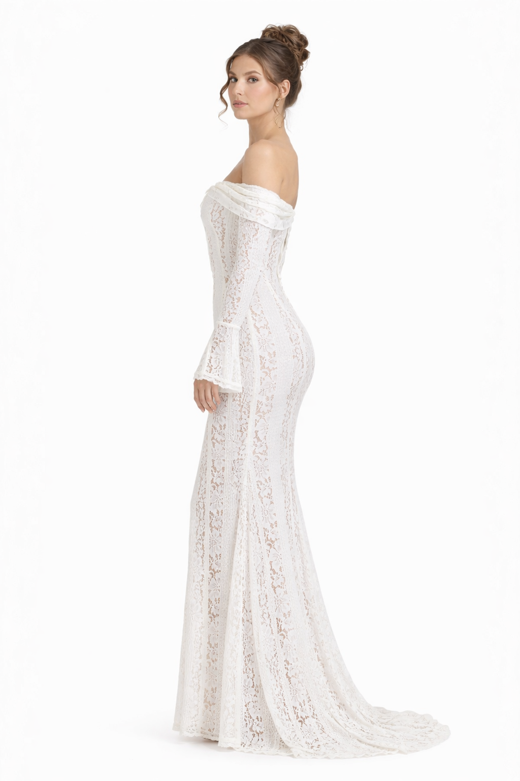 Lace Floral Maxi Dress – Occasion Gown for Weddings & Events