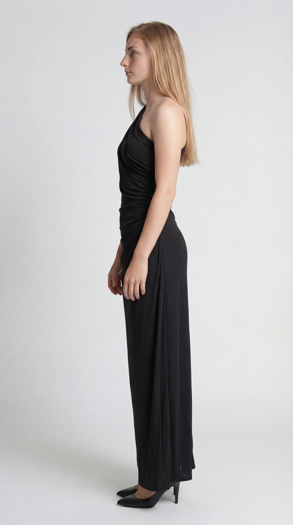 One-Shoulder Maxi Dress – One Shoulder, Tailored Fit, Occasion Gown for Weddings & Events