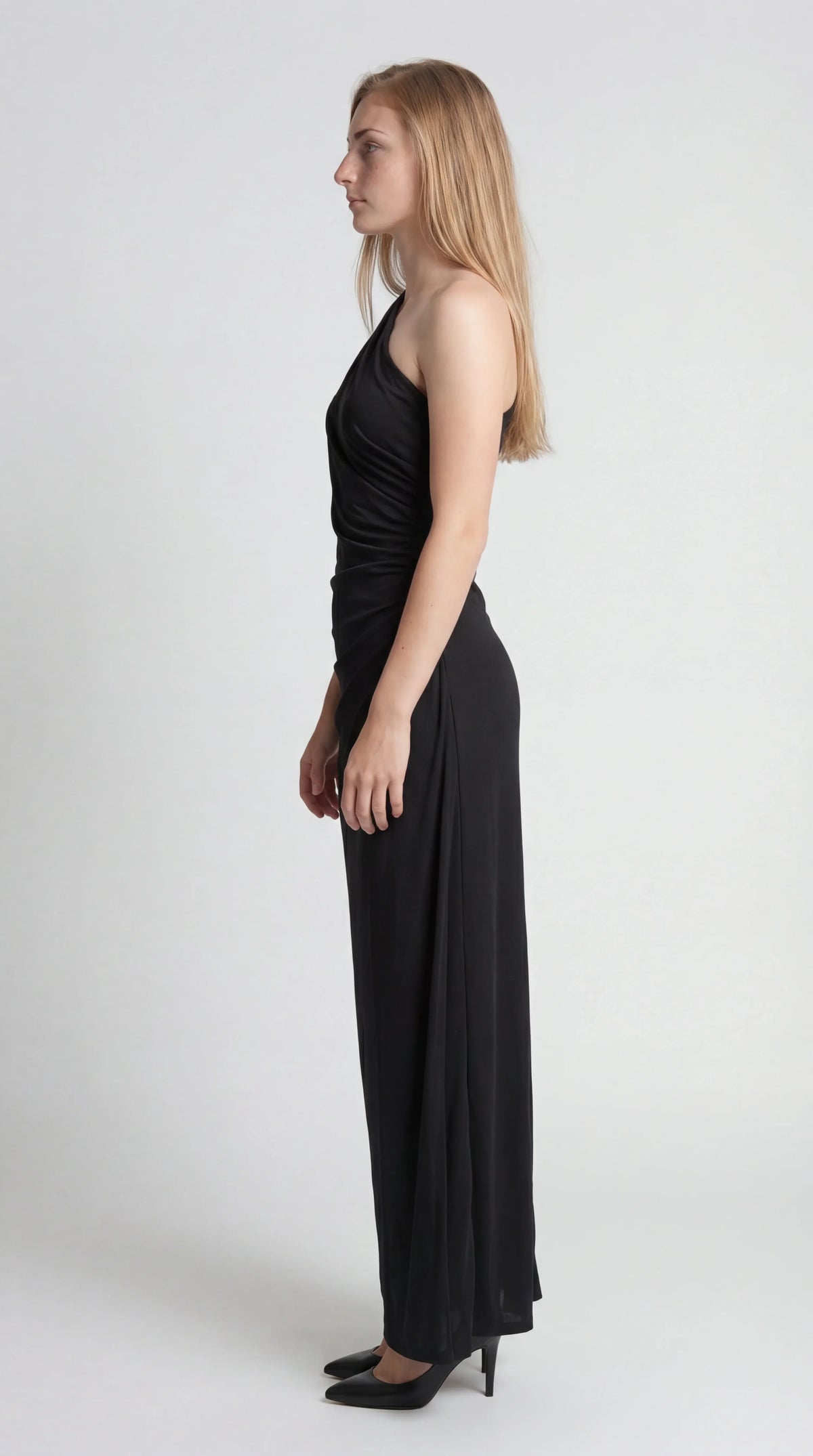 One-Shoulder Maxi Dress – One Shoulder, Tailored Fit, Occasion Gown for Weddings & Events