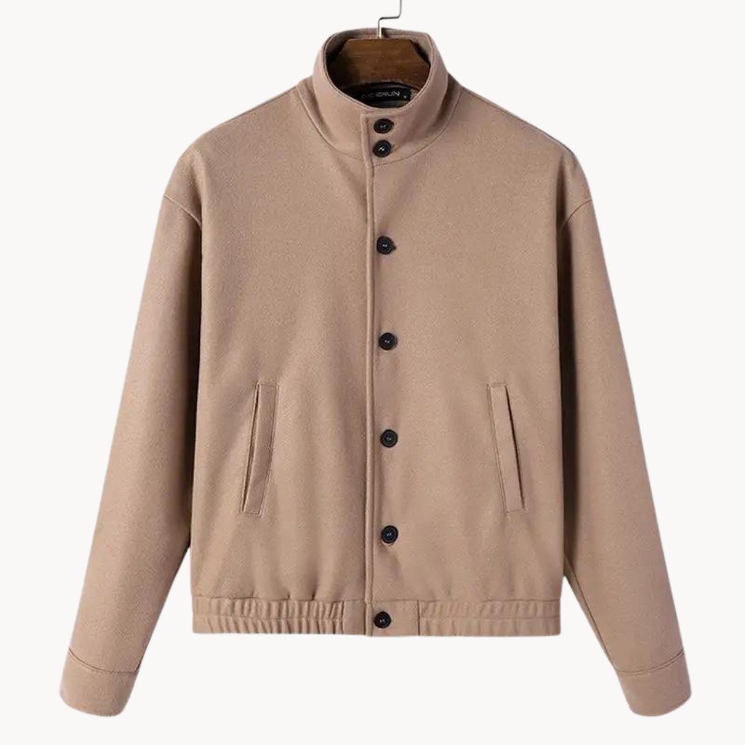 Oversized Jacket in Black and Beige – Casual Wear, Everyday Style