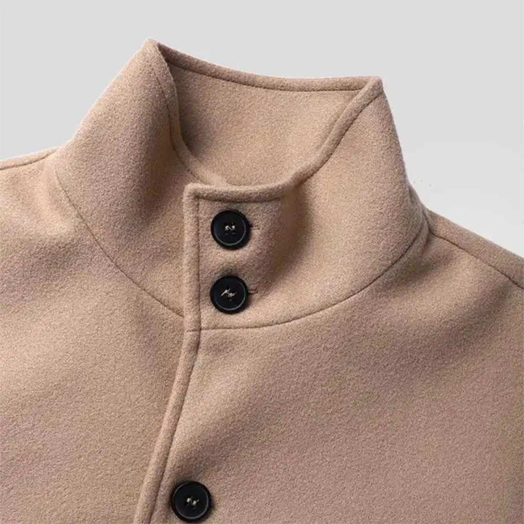 Oversized Jacket in Black and Beige – Casual Wear, Everyday Style
