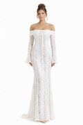 Lace Floral Maxi Dress – Occasion Gown for Weddings & Events