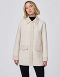 Tweed Shacket in Cream – Casual Layering, Stylish Outerwear