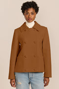 Double-Breasted Bouclé Jacket – Smart Casual, Office Wear