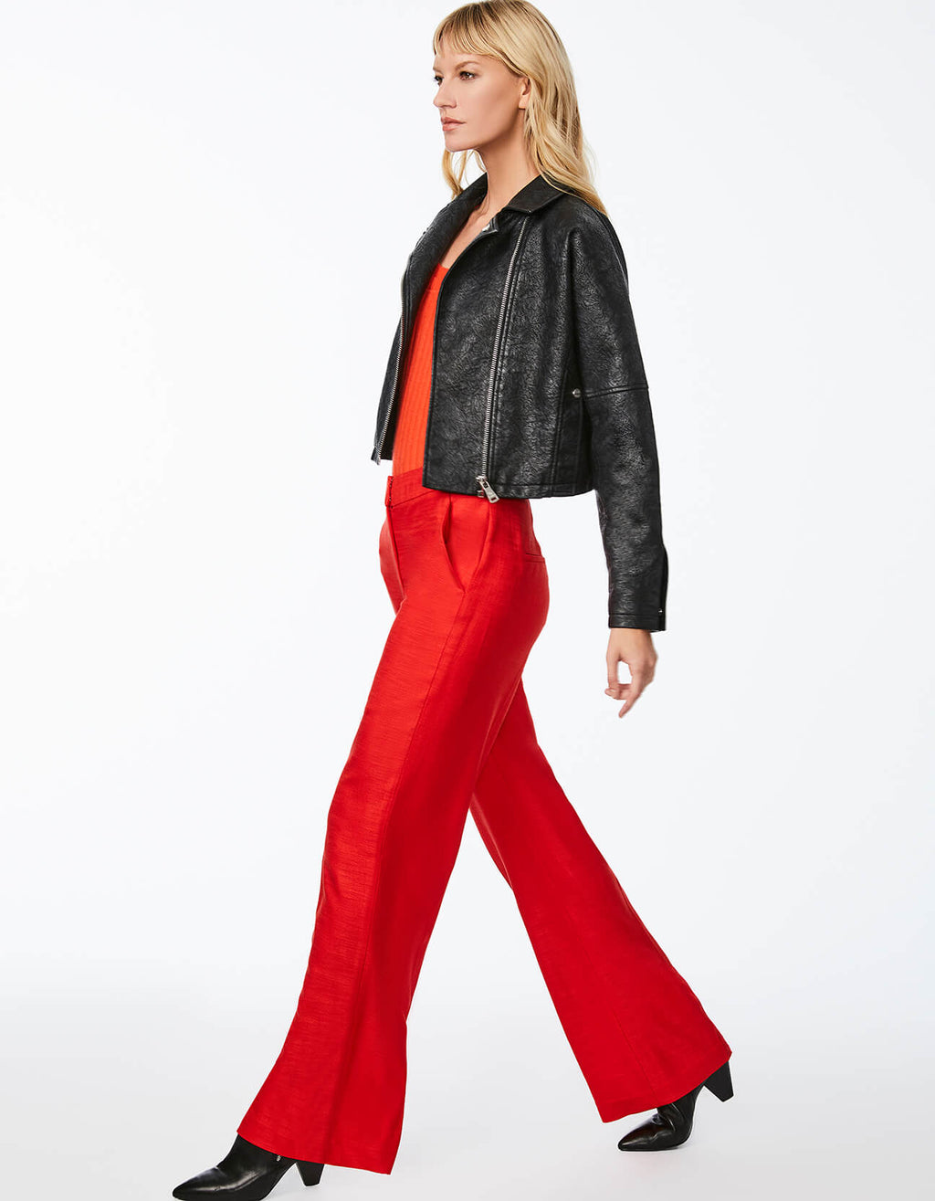 Vegan Leather Biker Jacket – Casual Wear, Everyday Style