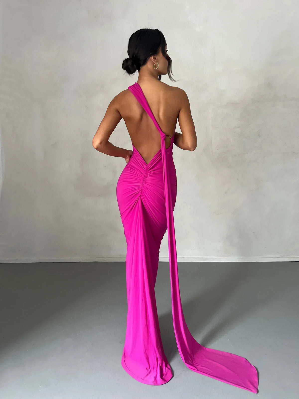 One-Shoulder Maxi Dress – Occasion Gown for Weddings & Events