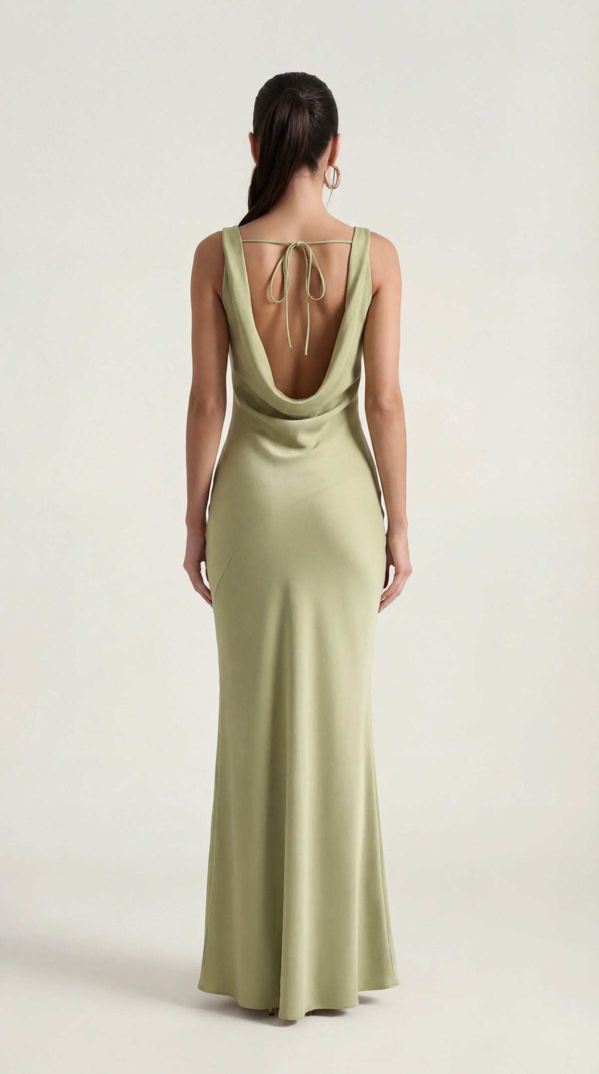 Satin Halter Maxi Dress – Occasion Gown for Weddings & Events