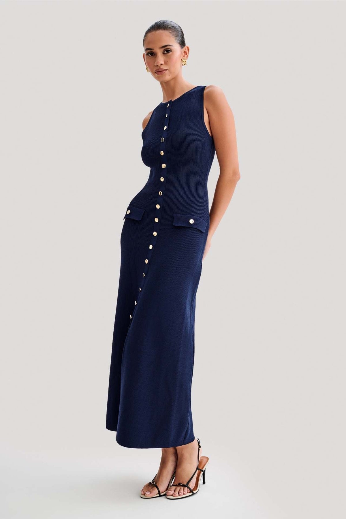Maxi Dress – Sleeveless, Occasion Gown for Weddings & Events